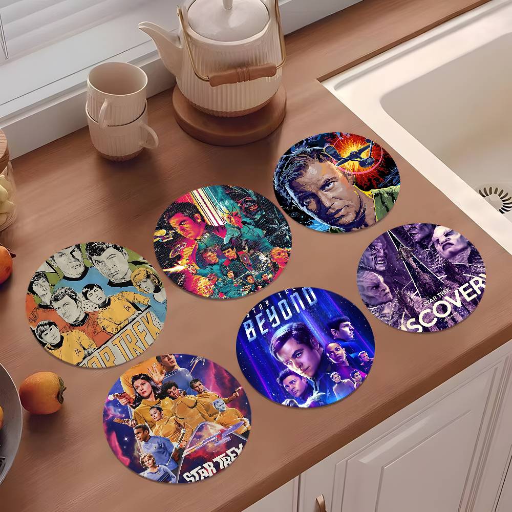 T And Tea Coffee - Classic Movie S-starS T-trek Coasters 10cm