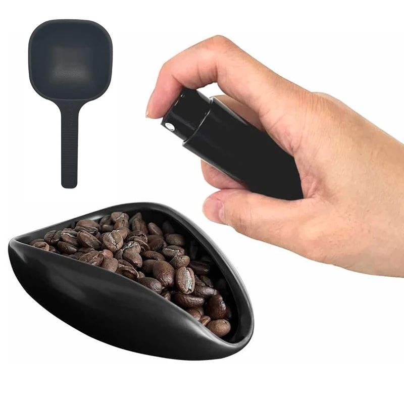 Tea Coffee Pot Set - Coffee Bean Measuring Cup Spoon Spray