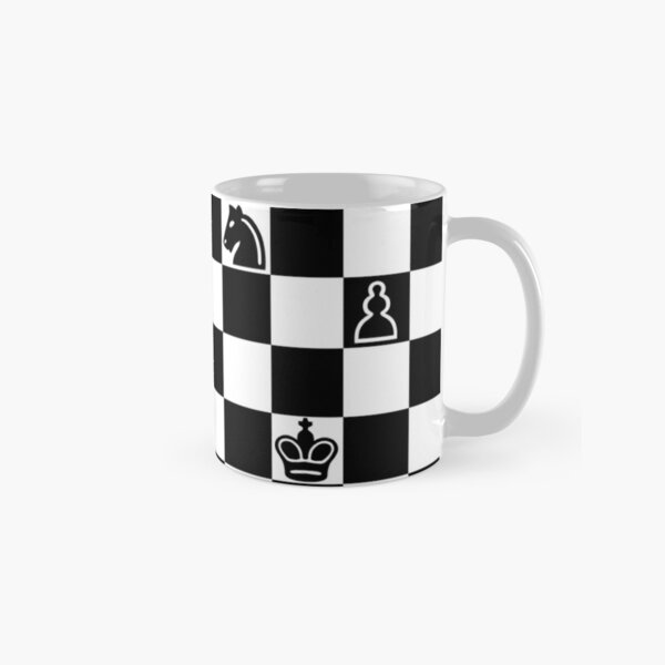 Coffee Tea Images - Chess Classic Mug Handle Round Gifts