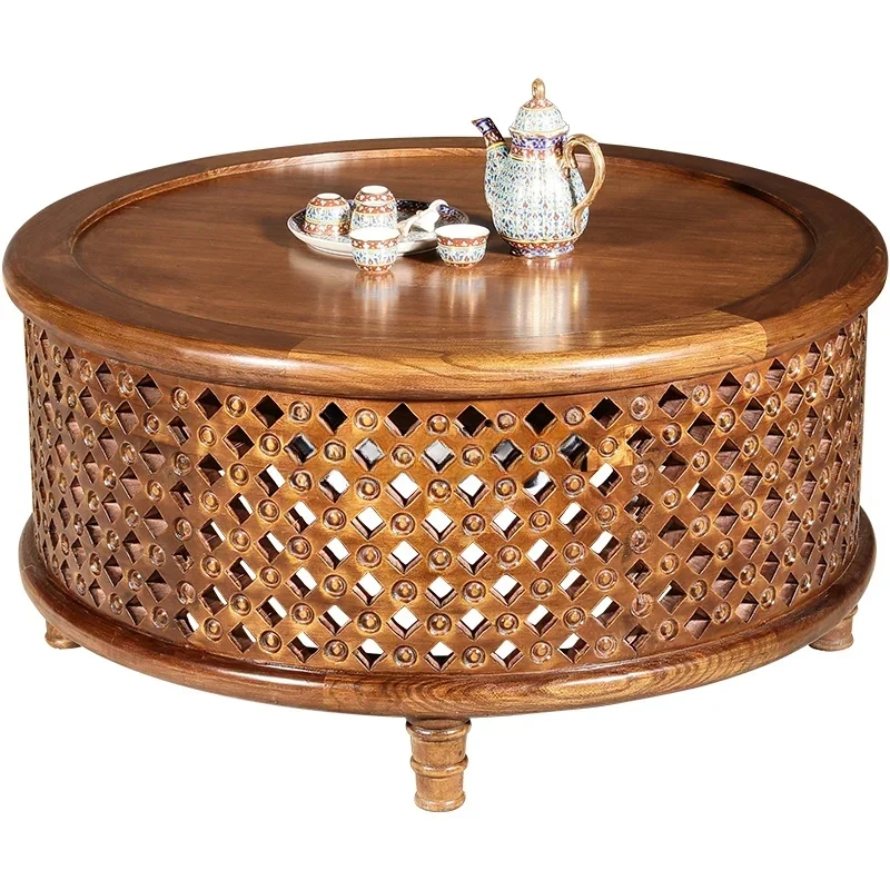 Coffee Tea Thai - Thai round coffee table New Chinese