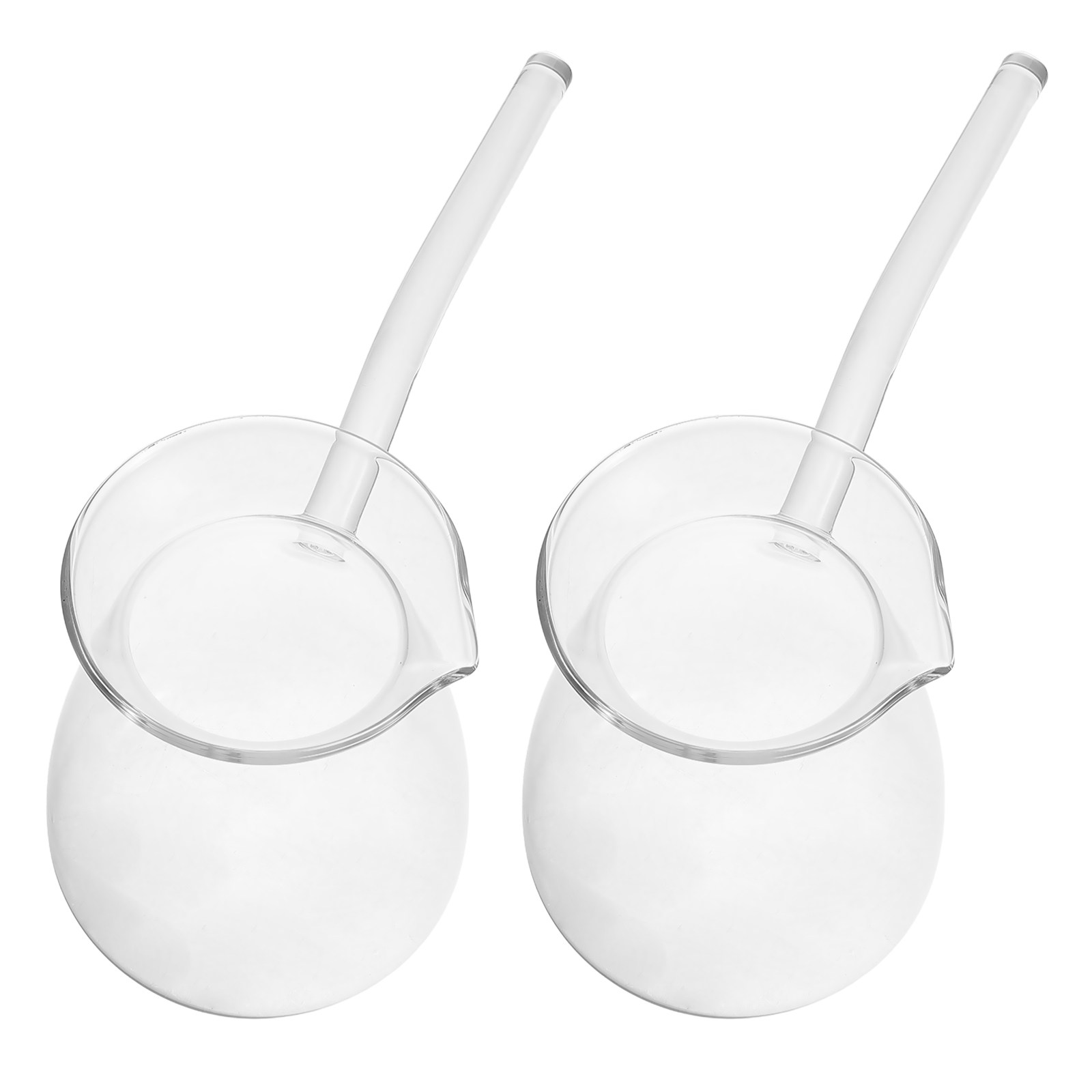 Coffee Tea Pots - 2Pcs Turkish Coffee Pots Transparent Thick