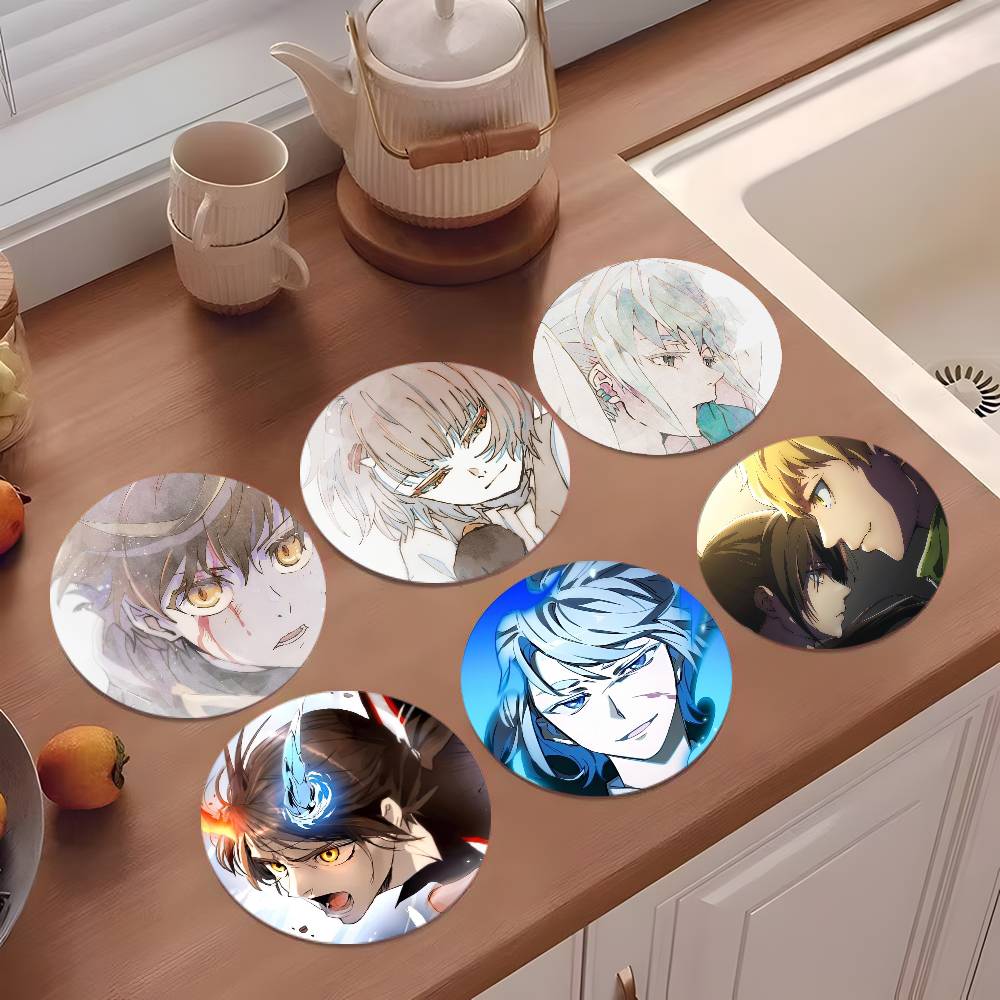 T And Tea Coffee - Anime T-Tower O-of G-God Coasters 10cm
