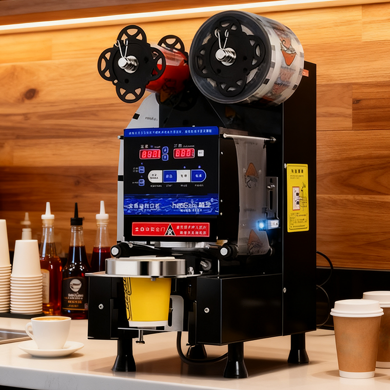 Coffee Tea Shop - 220/110V Stainless Steel Boba Tea Filler