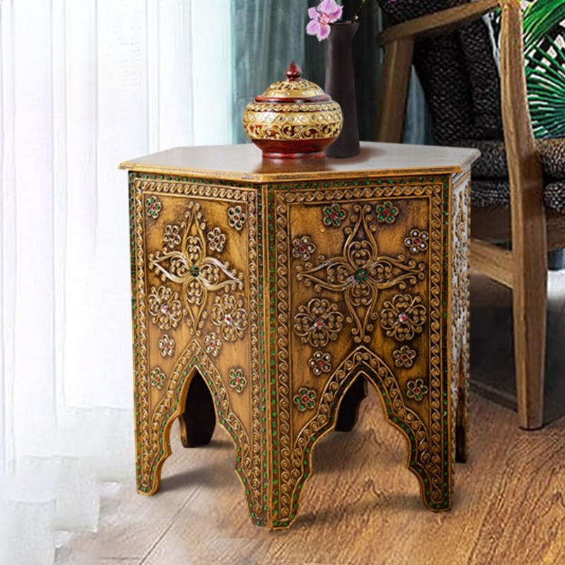 Coffee Tea Thai - Thai small coffee table retro sofa