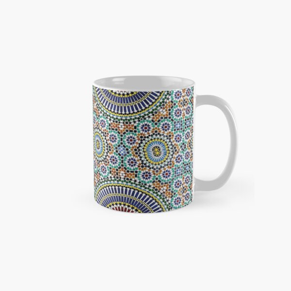 Coffee Tea Images - Moroccan Zellige Classic Mug Gifts Photo