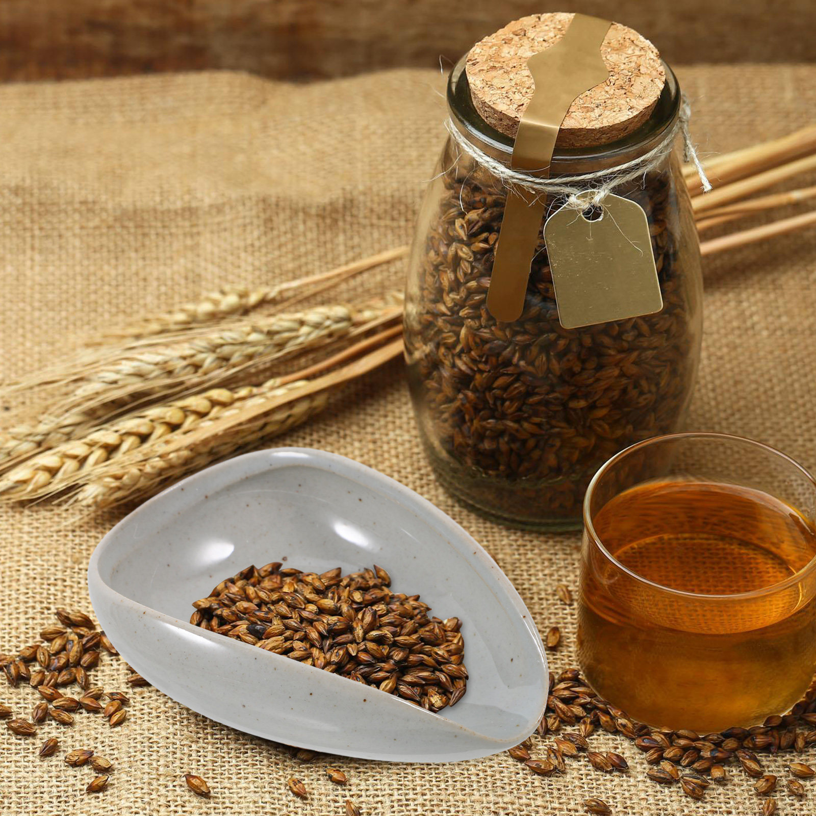 Ceramic Coffee Bean Tray Multi - Coffee Tea And Leaf recension och pris