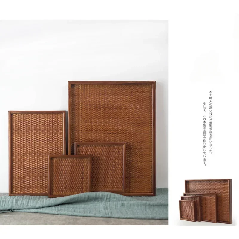 Thai Solid Wood Tray Japanese  - Coffee Tea Thai recension och pris