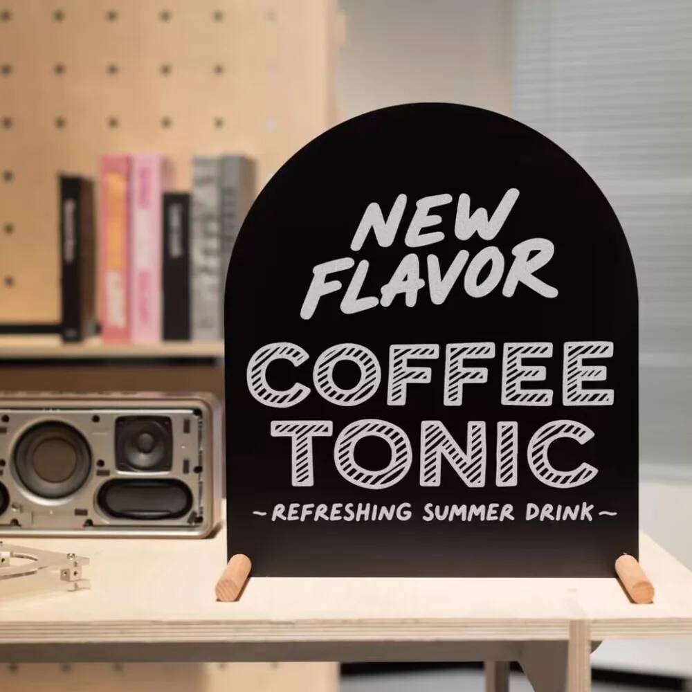Metal Hand-Painted Menu Stand  - Coffee Tea Menu recension och pris