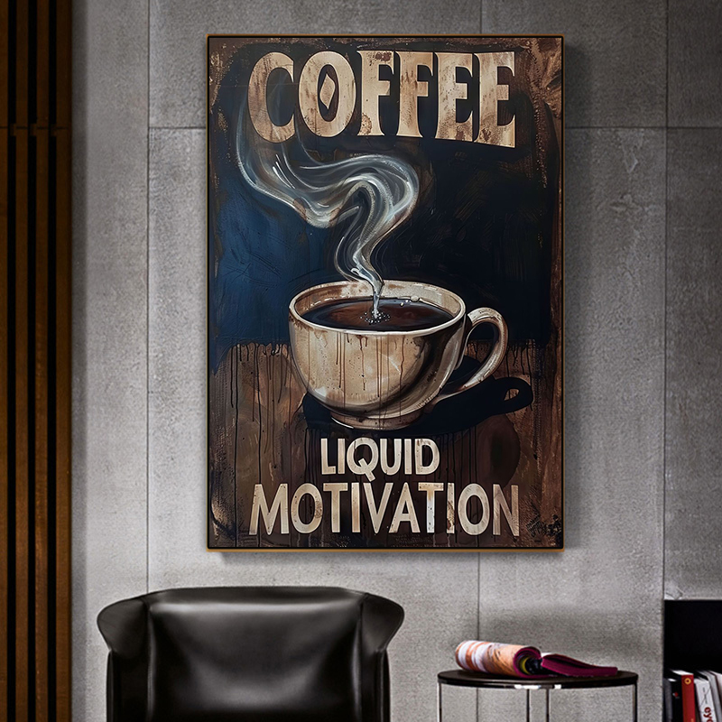 Vintage Drinks Posters Coffee  - Coffee And Tea Lyrics recension och pris