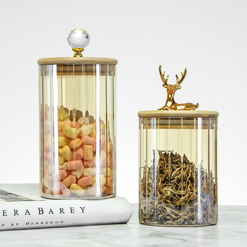 Nordic Transparent Glass Jar H - Coffee Tea Sugar Container Set recension och pris