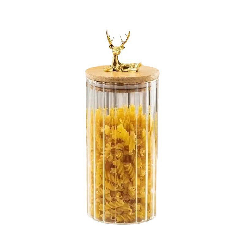 Nordic Transparent Glass Jar H - Coffee Tea Sugar Container Set recension och pris
