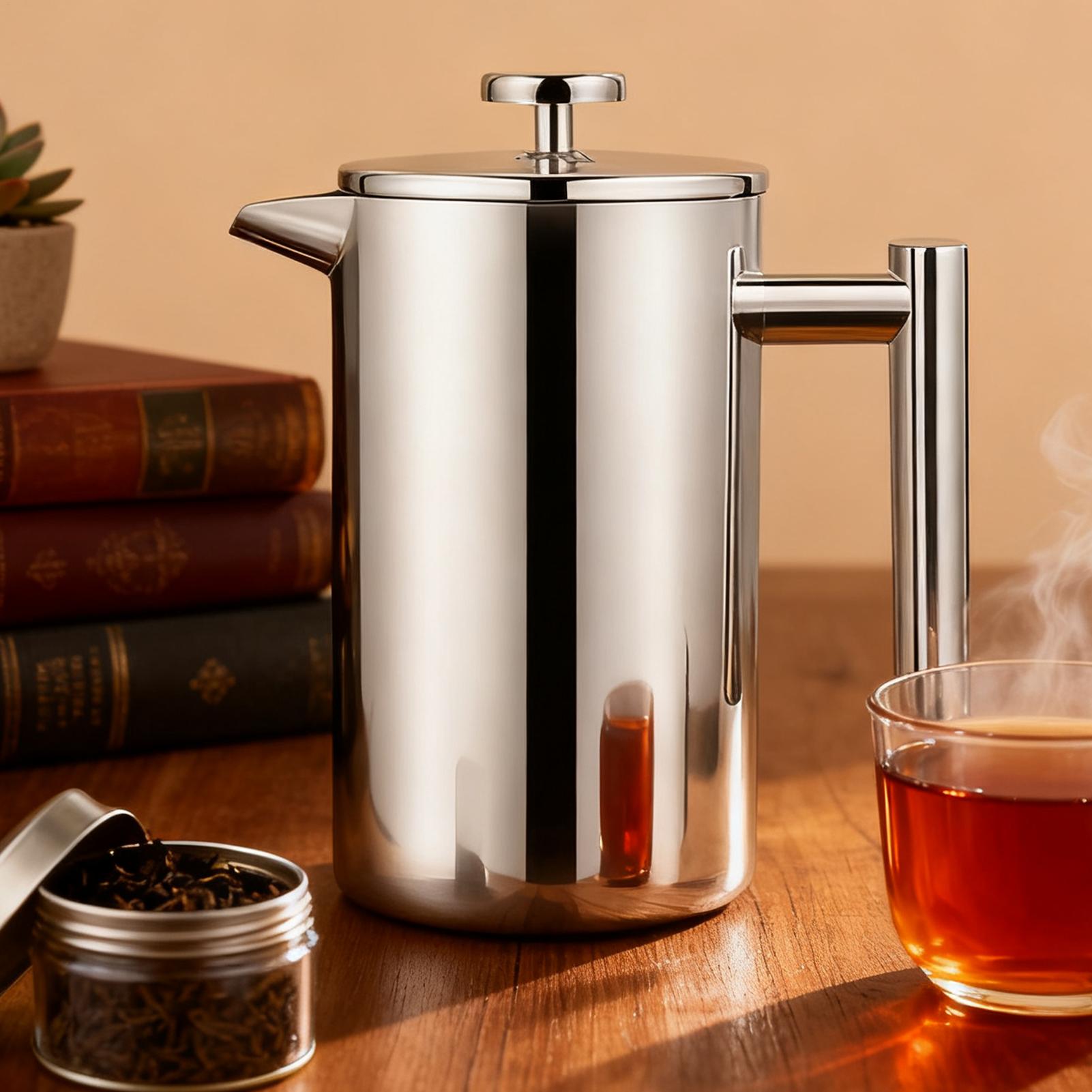 Coffee Press Pot Stainless Ste - Coffee Tea Pots recension och pris