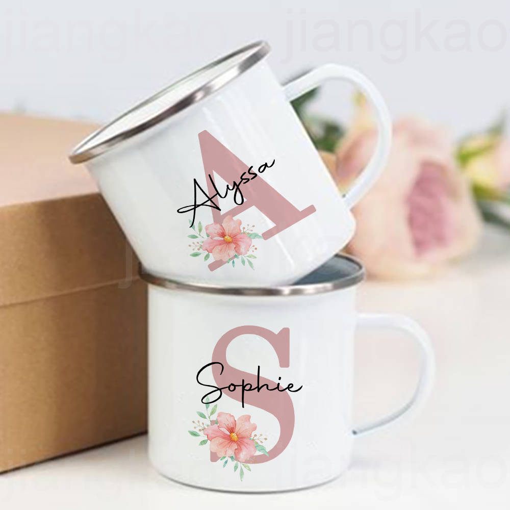 Personalized Mug Initial with  - Coffee Tea Name recension och pris