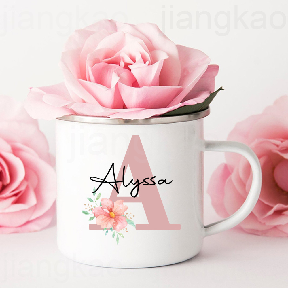Personalized Mug Initial with  - Coffee Tea Name recension och pris