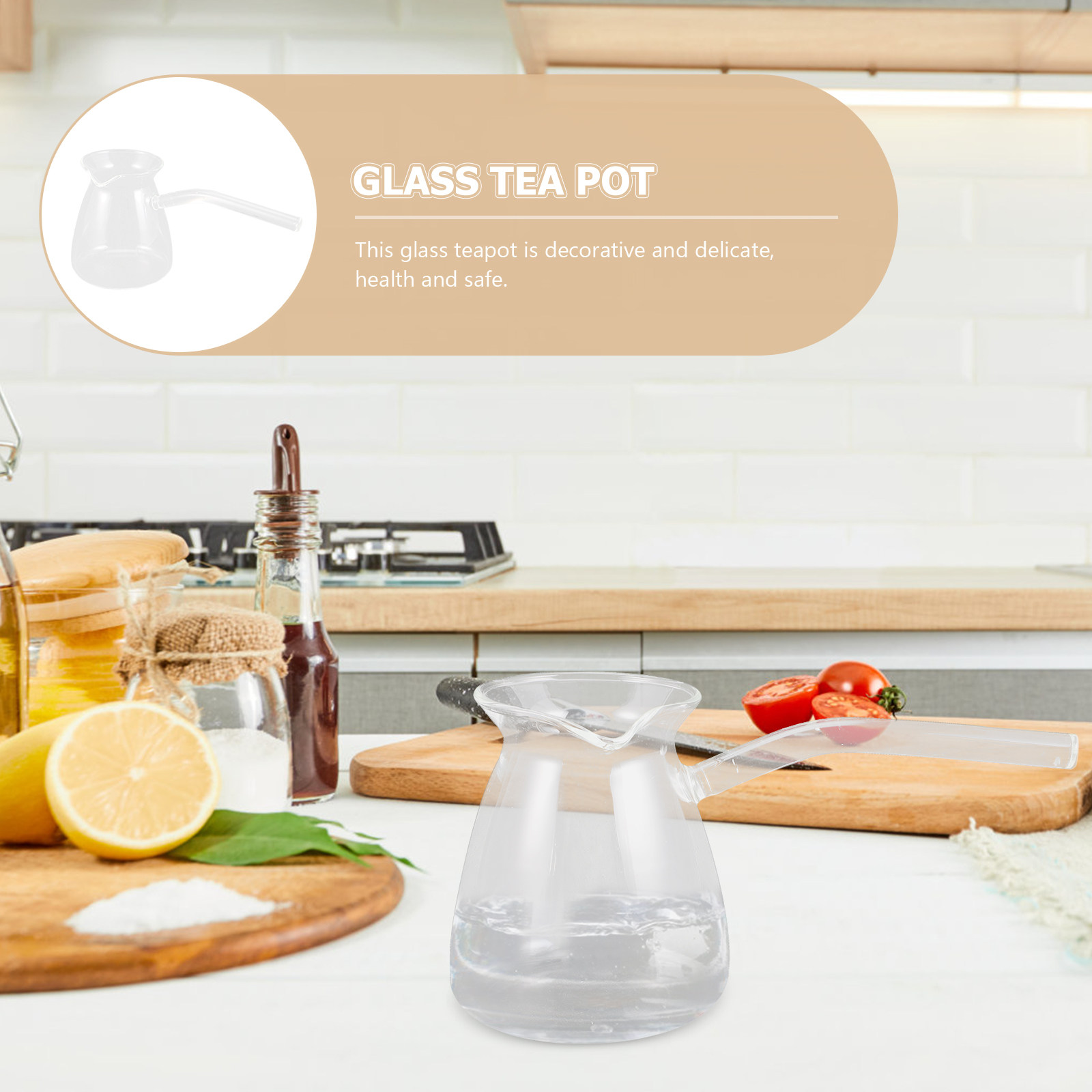 Sturdy Thickened Glass Teapot  - Coffee Tea Pots recension och pris