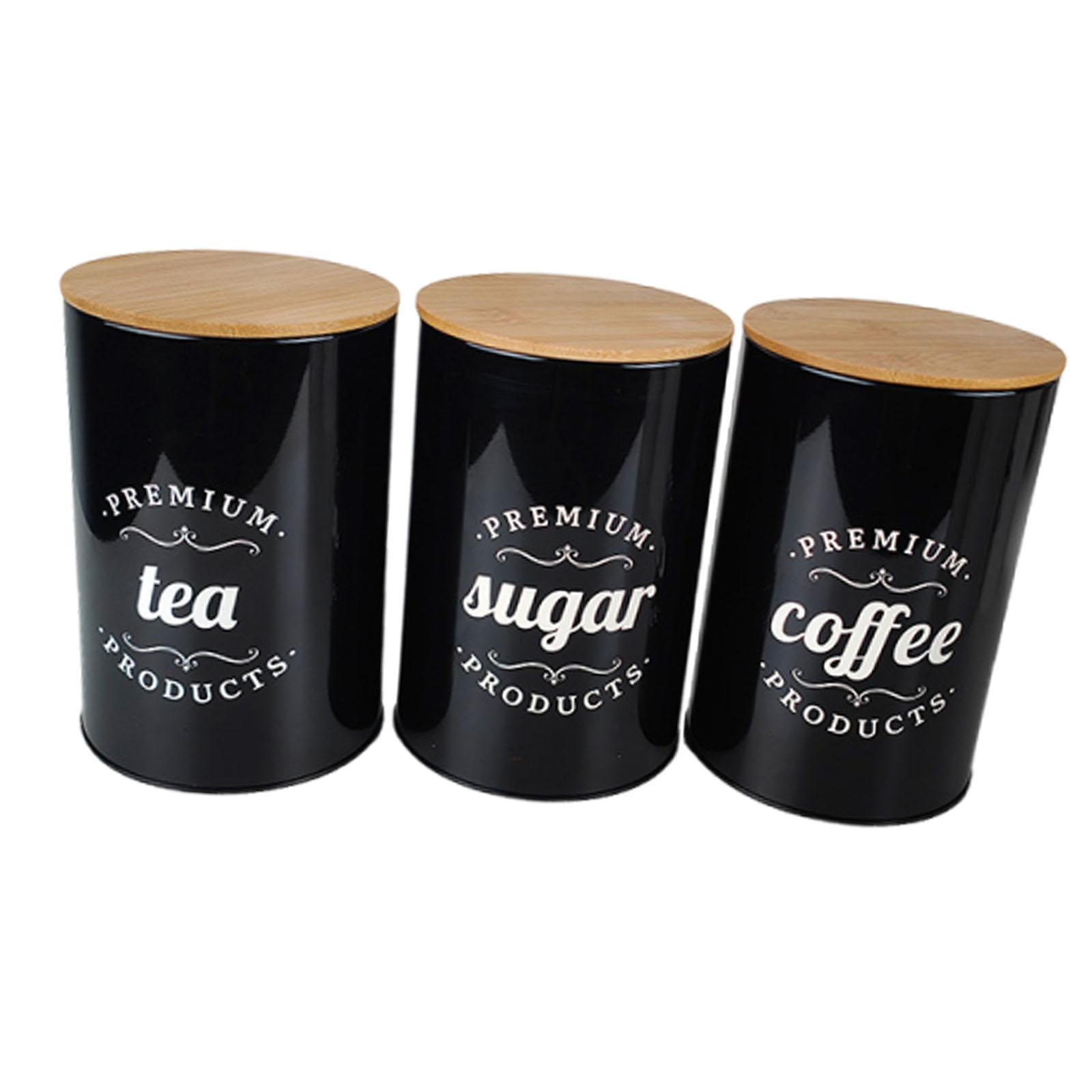 Tinplate Coffee Tea Sugar Stor - Coffee Tea Sugar Container Set recension och pris