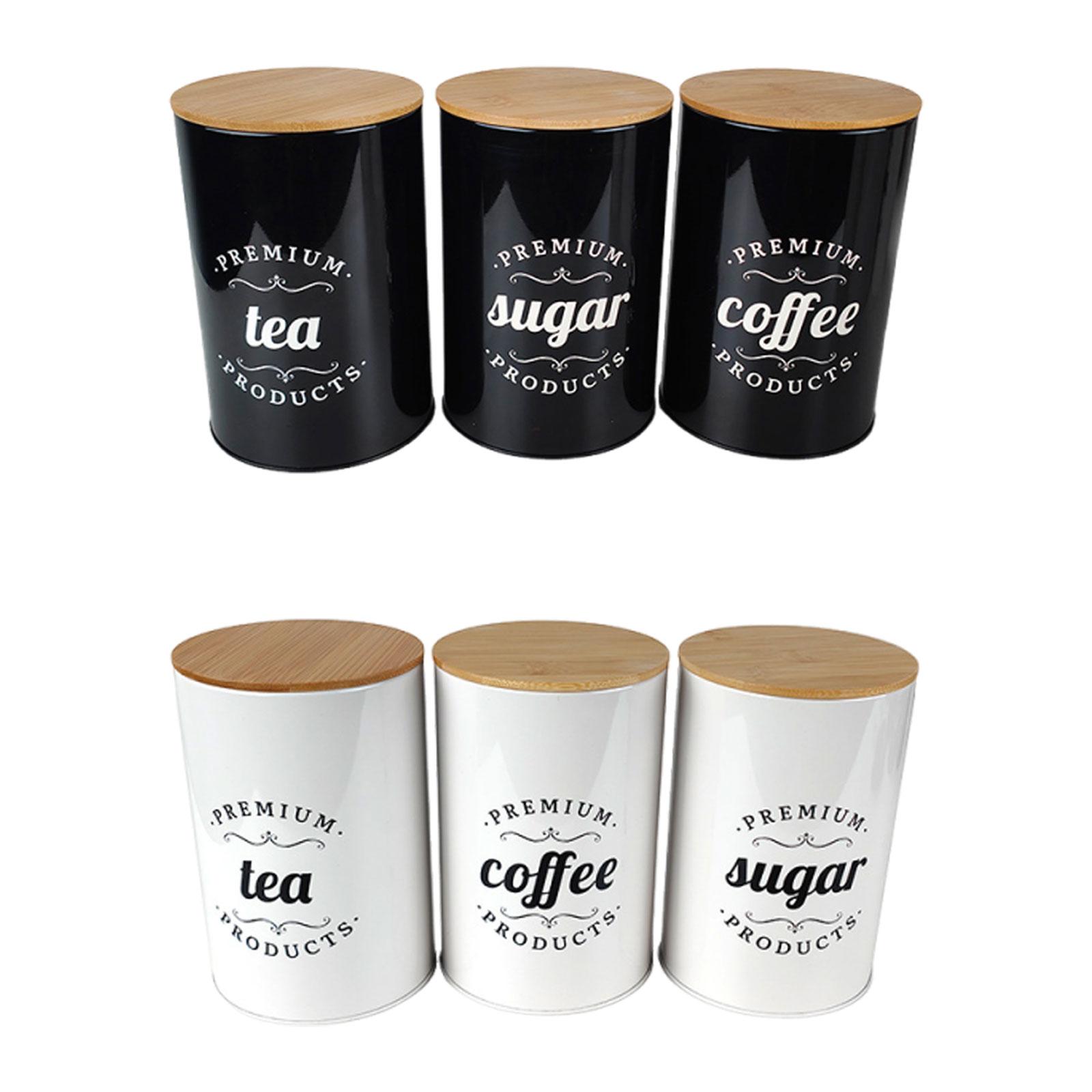 Tinplate Coffee Tea Sugar Stor - Coffee Tea Sugar Container Set recension och pris