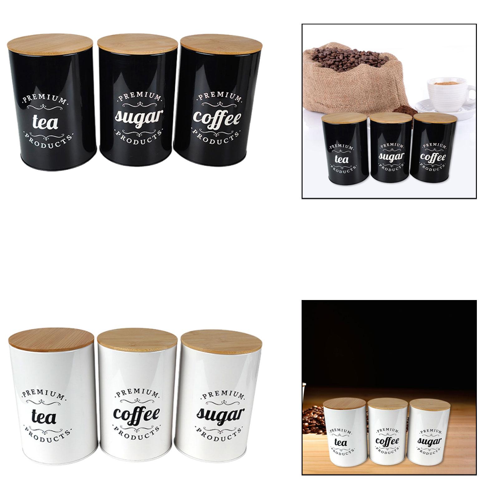 Tinplate Coffee Tea Sugar Stor - Coffee Tea Sugar Container Set recension och pris