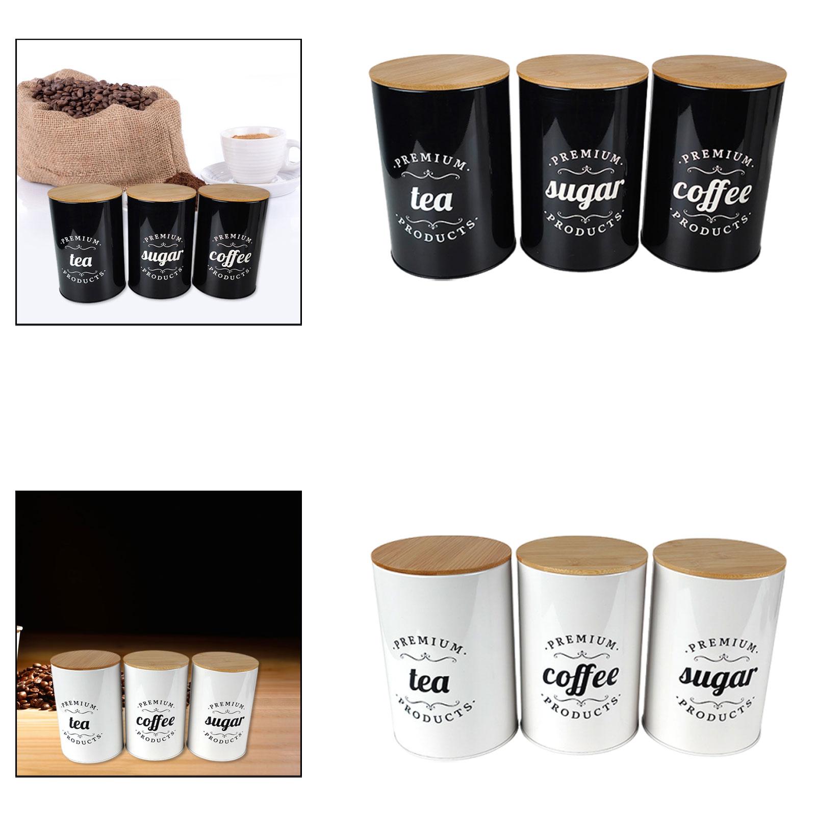Tinplate Coffee Tea Sugar Stor - Coffee Tea Sugar Container Set recension och pris