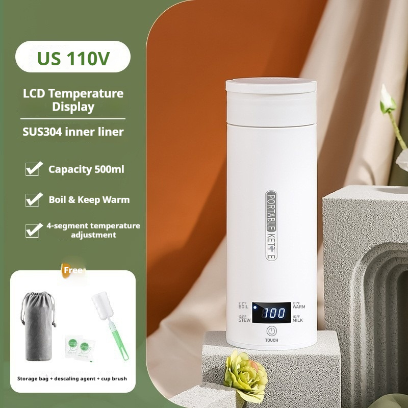 450ML Electric Kettles Portabl - Coffee Tea Menu recension och pris