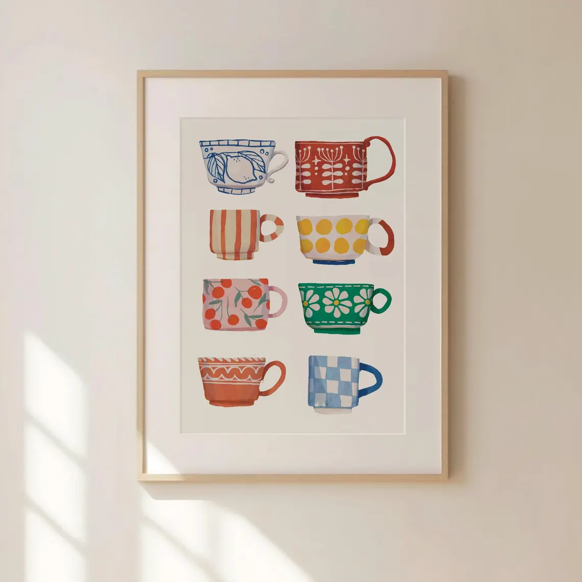 Tea Cup Print, Breakfast poste - Coffee And Tea Lyrics recension och pris