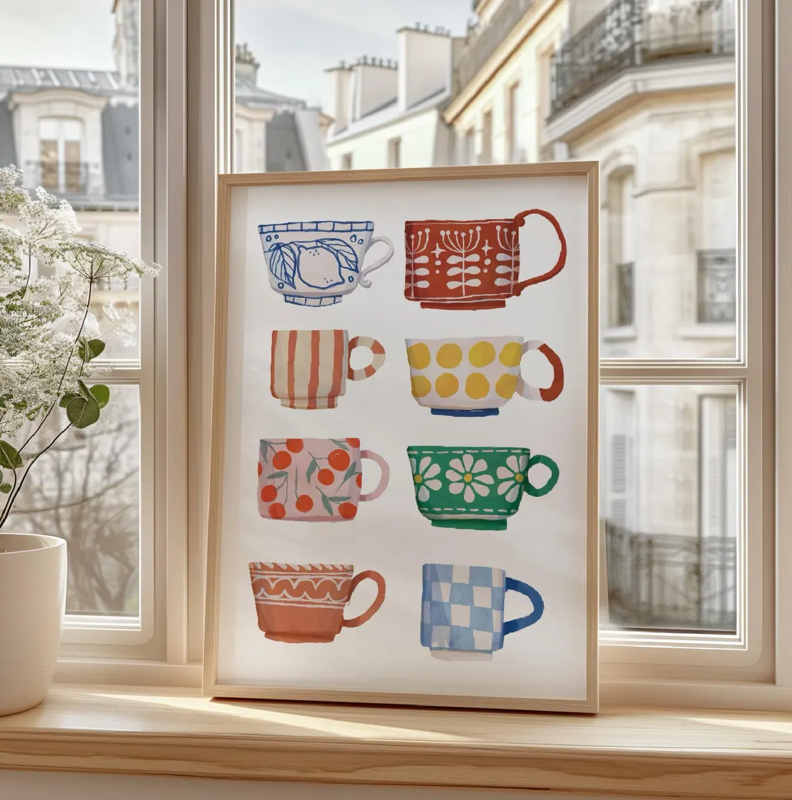 Tea Cup Print, Breakfast poste - Coffee And Tea Lyrics recension och pris
