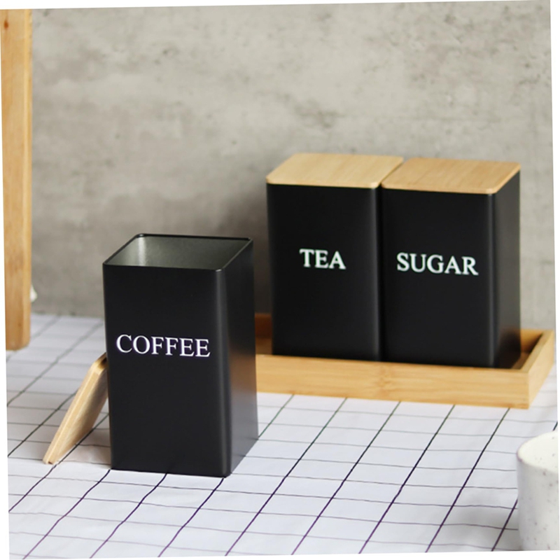 3PCS Set Tea Coffee Sugar Cani - Coffee Tea Sugar Container Set recension och pris