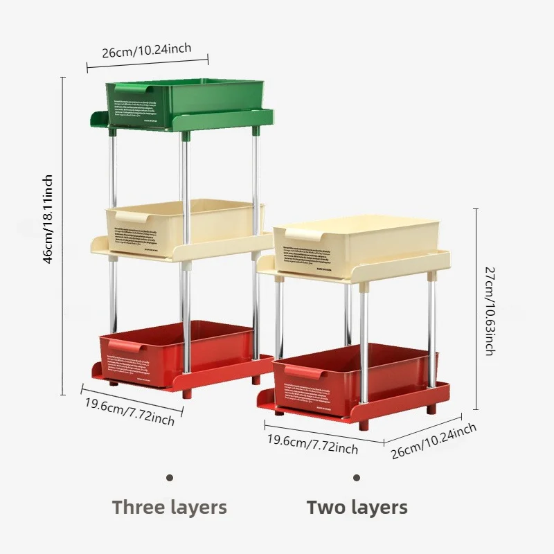 2/3Layer Tea Bag Storage Box O - Coffee Tea Drawer Organizer recension och pris