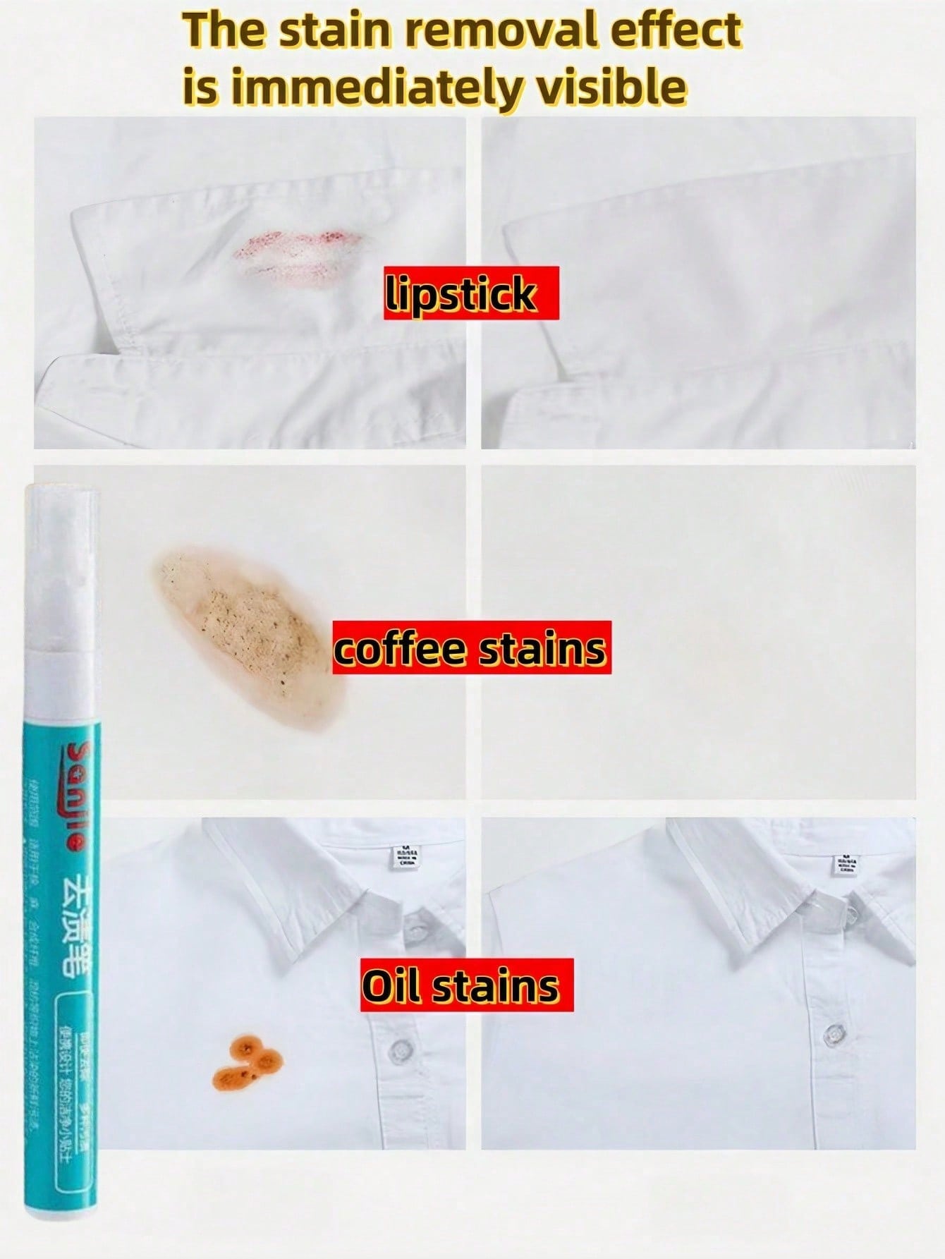 1-3pc Clothing Stain Removal P - Coffee And Tea Lyrics recension och pris