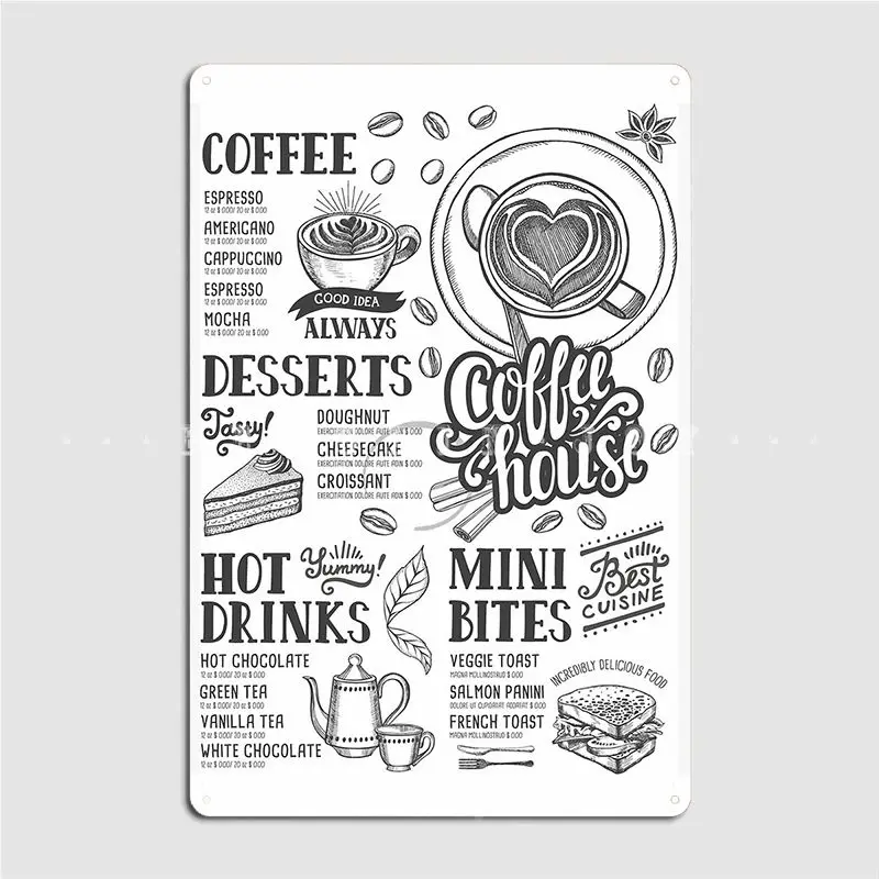 Coffee Tea Cafe Cafe Menu Post - Coffee Tea Menu recension och pris