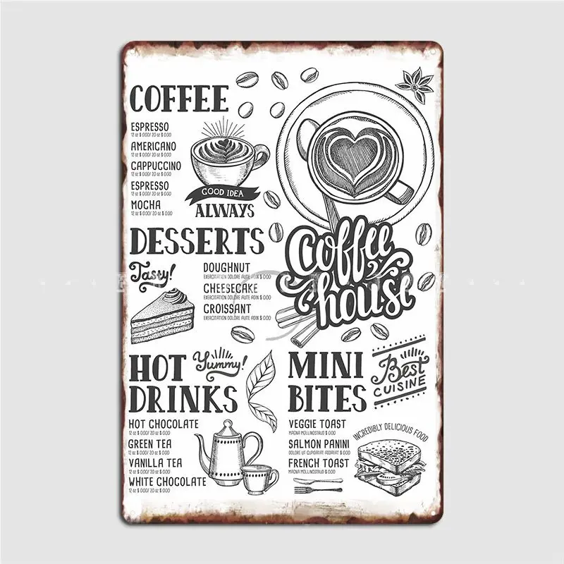 Coffee Tea Cafe Cafe Menu Post - Coffee Tea Menu recension och pris