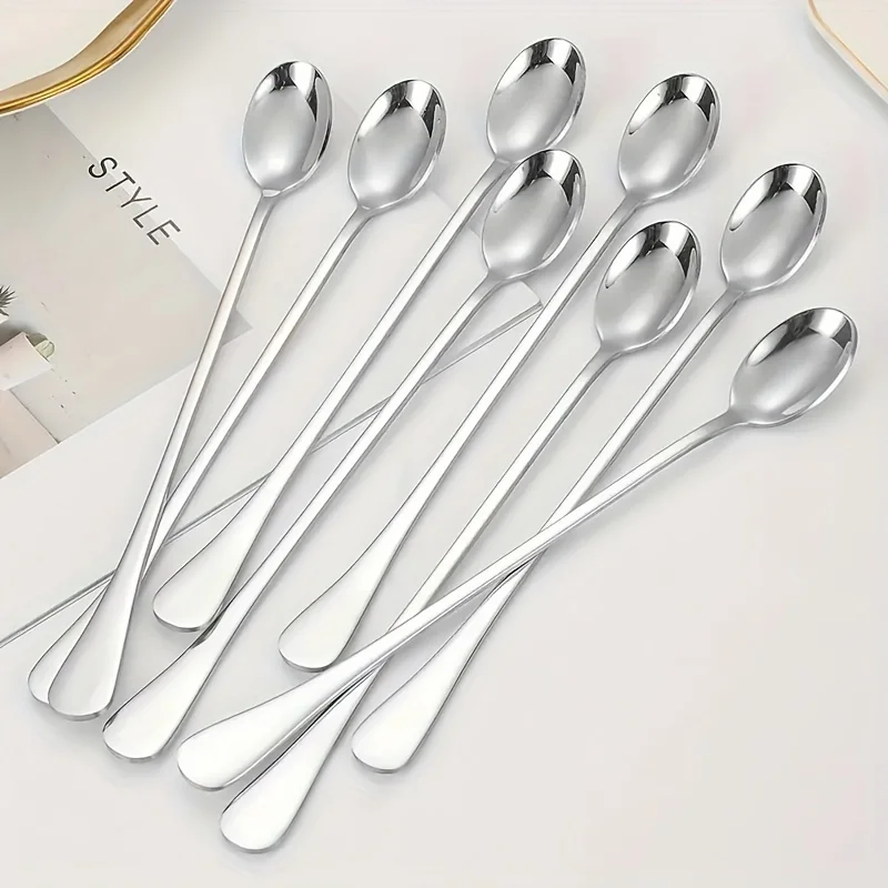 Stainless Steel 1/10pcs Long H - Tea Coffee Utensils recension och pris
