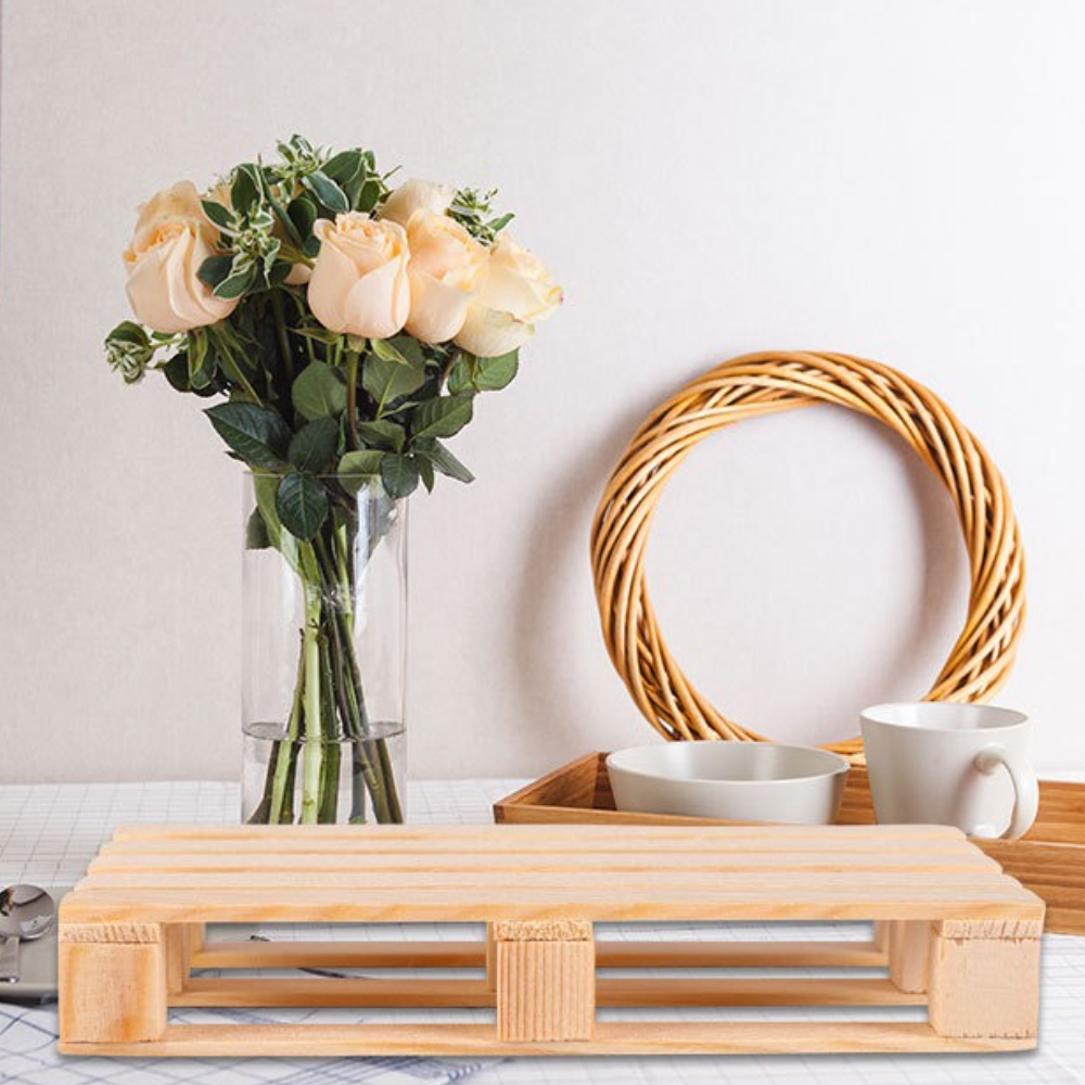 Insulated Solid Wood Hollowed  - Bamboo Tea Tray recension och pris