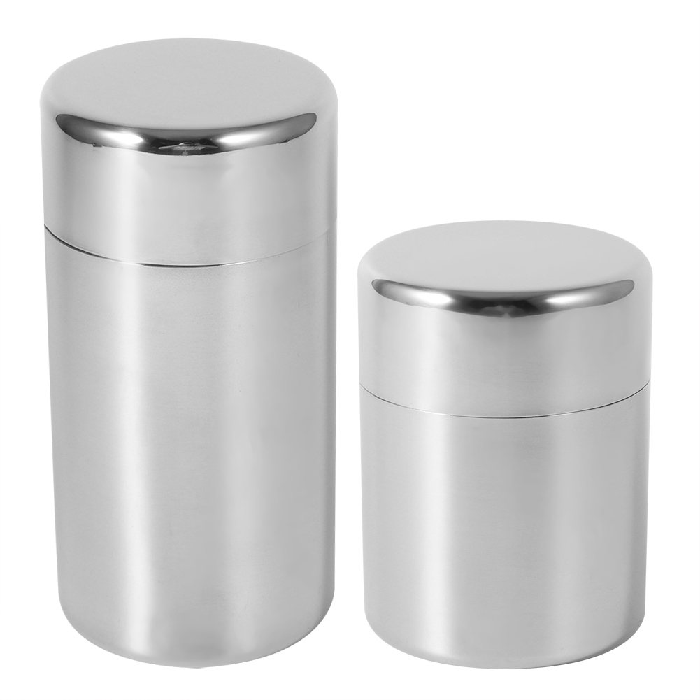 Stainless Steel Tea Leaf Tins  - Coffee Tea Sugar Container Set recension och pris