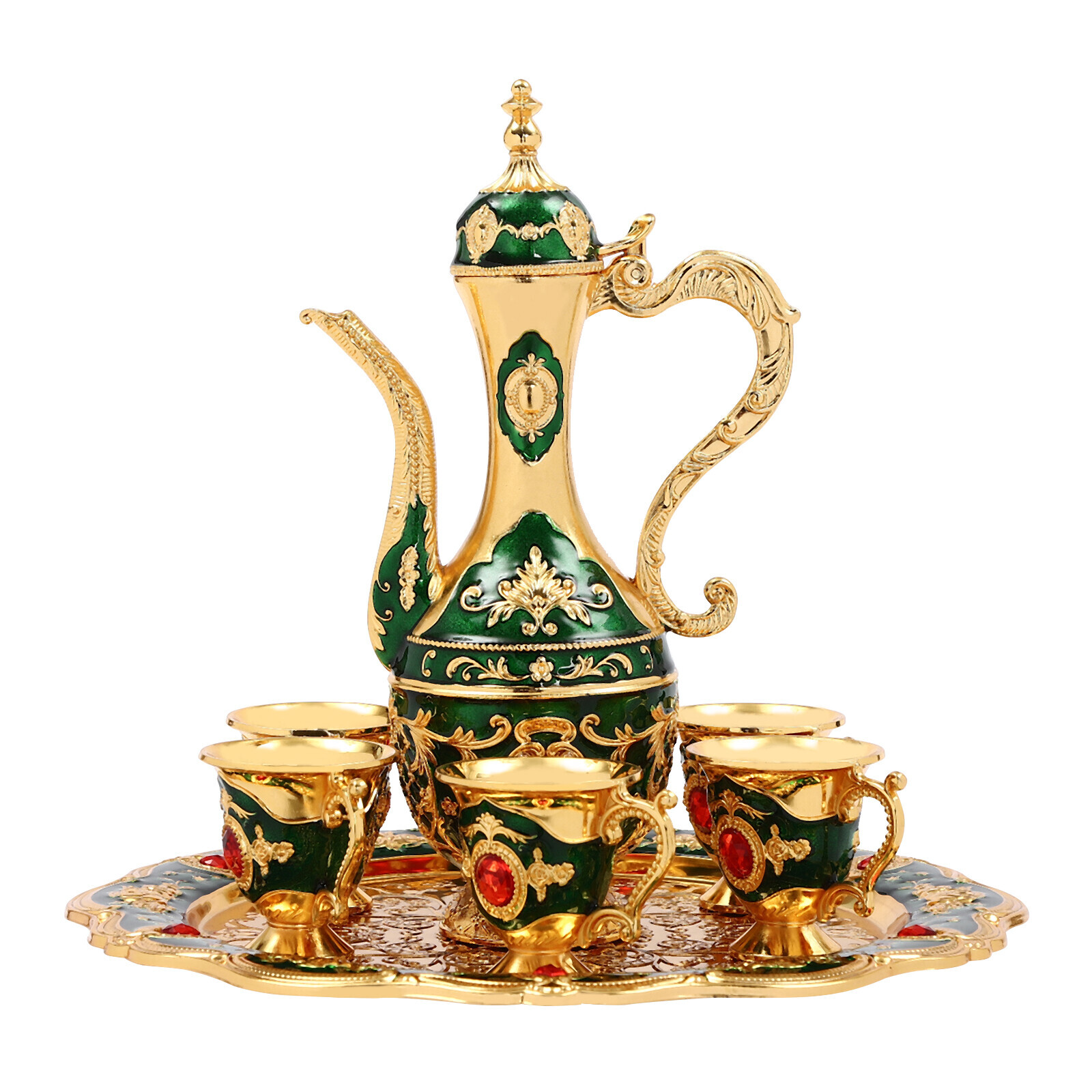 Turkish Tea Set Vintage Turkis - Tea Coffee Pot Set recension och pris