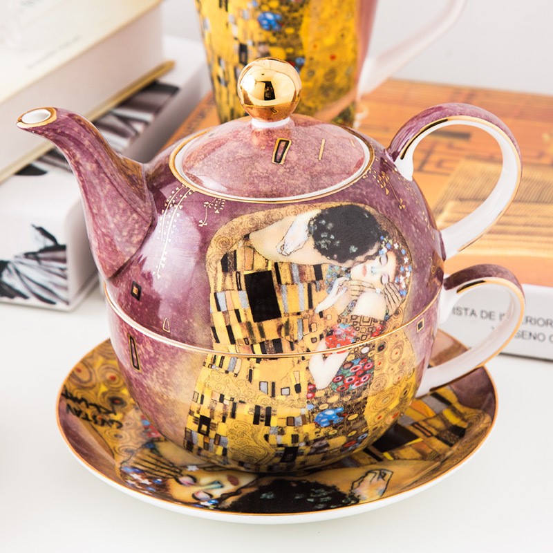 Kiss Painting Elegant Design C - Tea Coffee Pot Set recension och pris