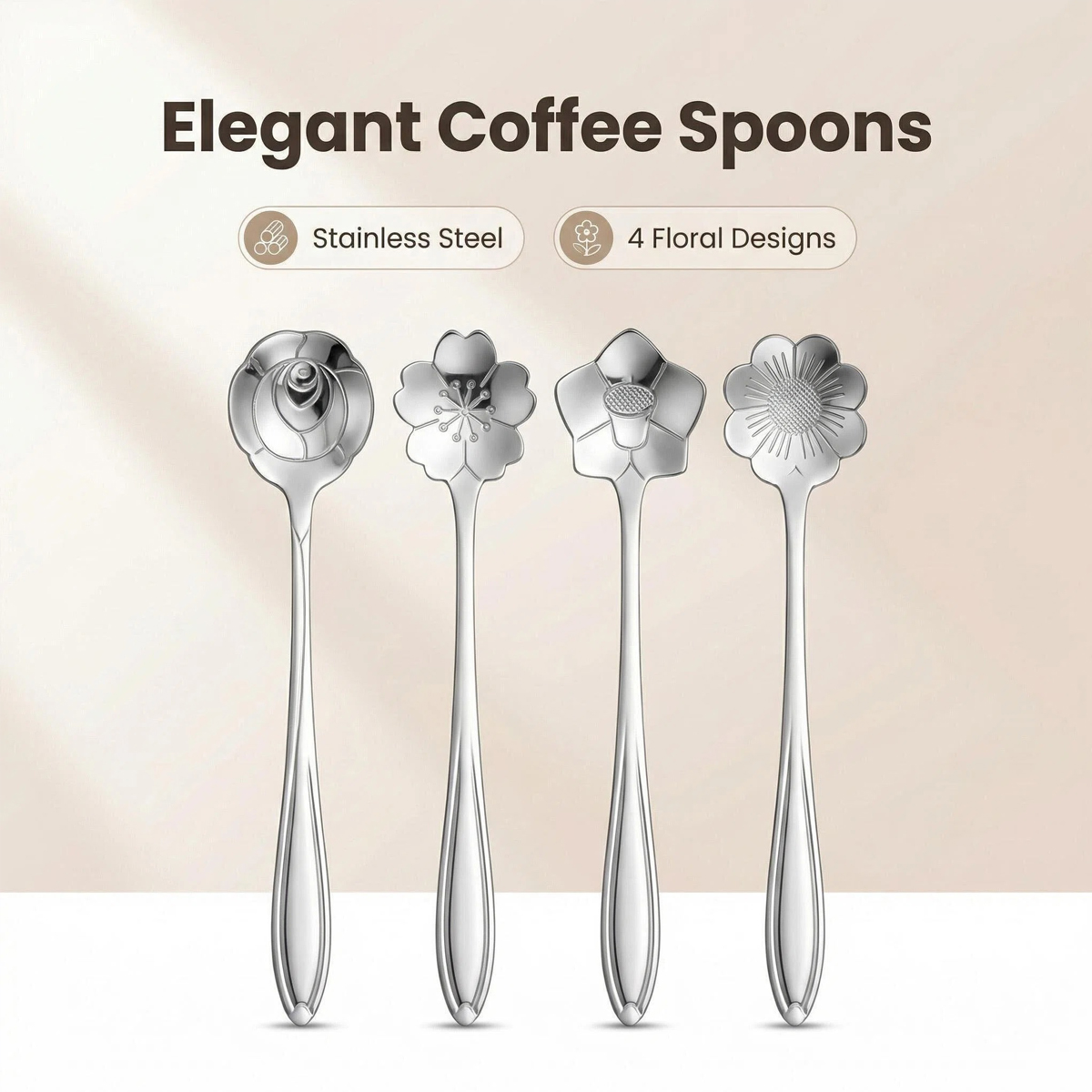 10-Pack Stainless Steel Small  - Tea Coffee Utensils recension och pris