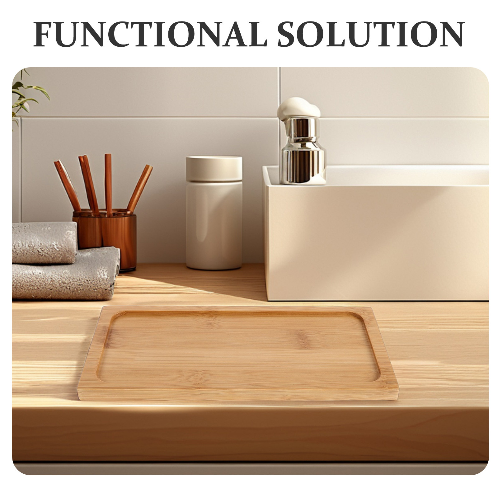Bamboo Rectangular Serving Tra - Bamboo Tea Tray recension och pris