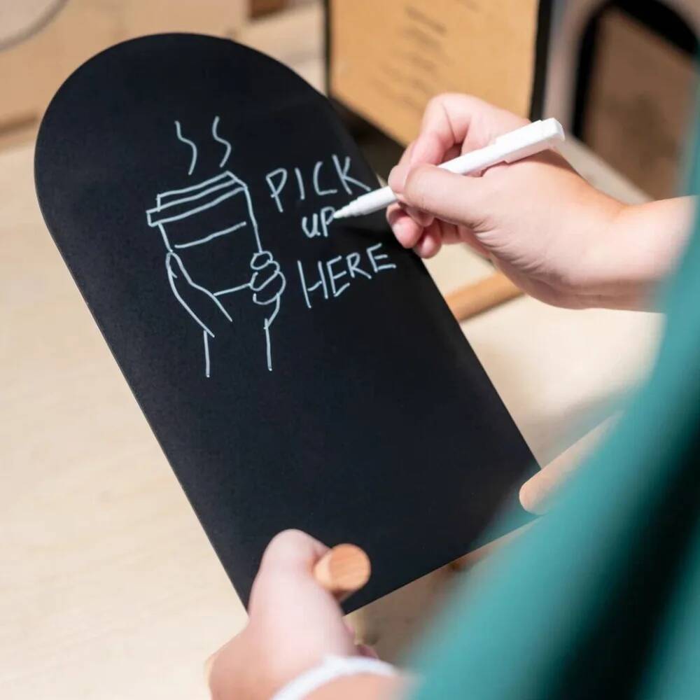 1PCS A5 Metal Hand-Painted Men - Coffee Tea Menu recension och pris