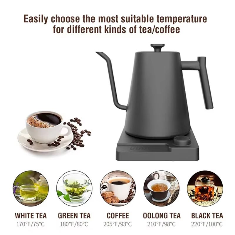 ABKL-Gooseneck Electric Kettle - Coffee Tea Uk recension och pris
