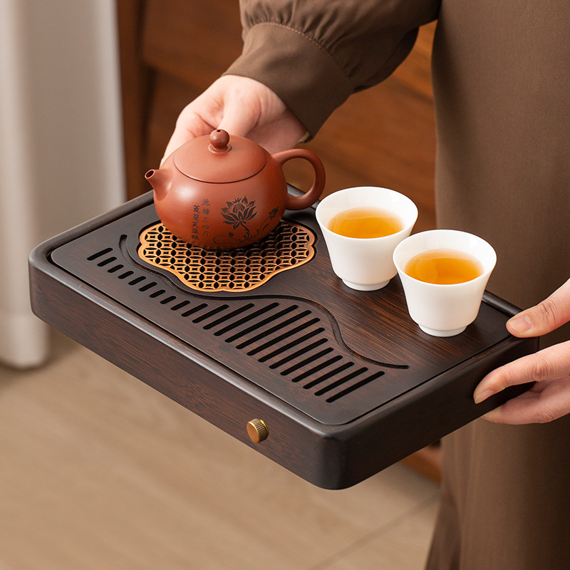 New Chinese style solid wood t - Bamboo Tea Tray recension och pris