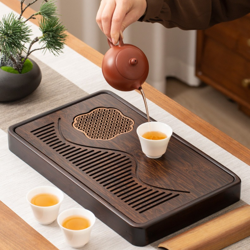 New Chinese style solid wood t - Bamboo Tea Tray recension och pris