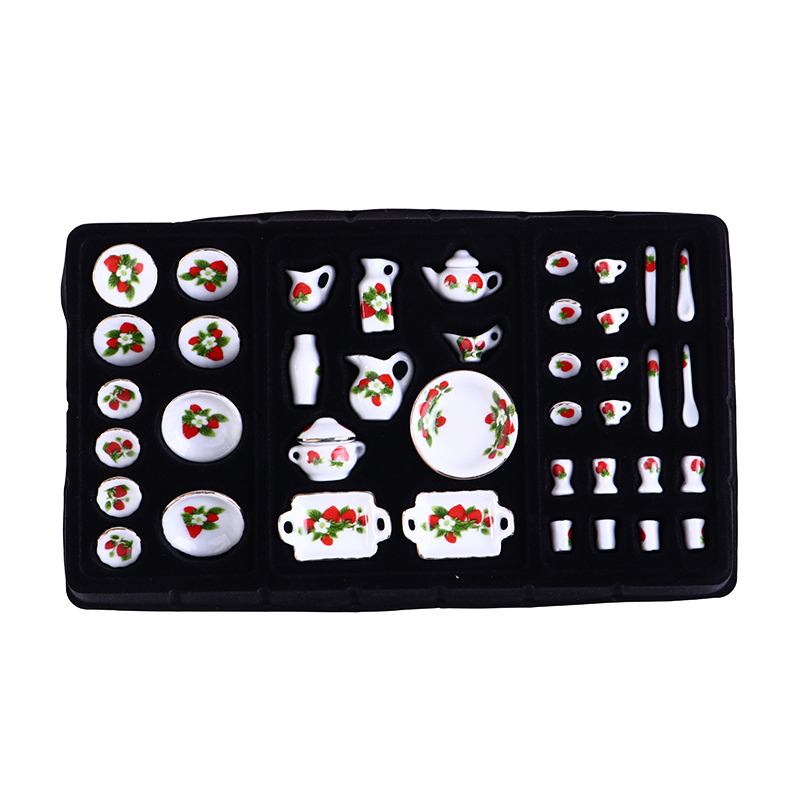 1 Set 1:12 Miniature Doll Hous - Tea Coffee Pot Set recension och pris