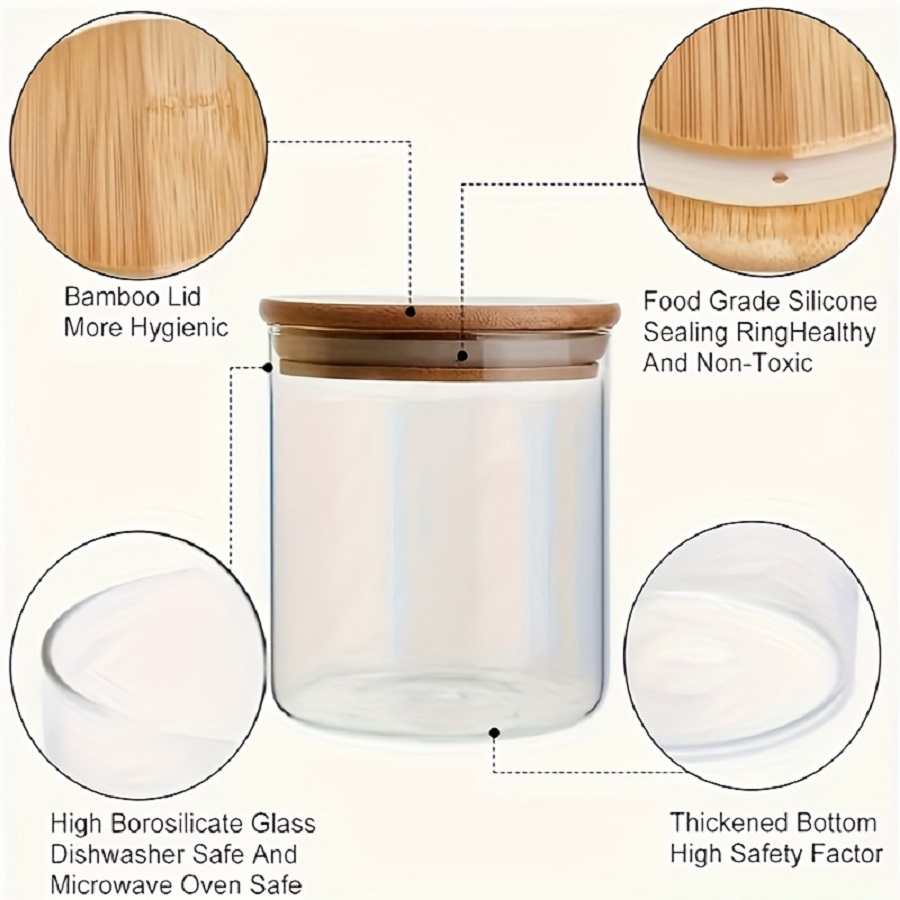 12-Pack 8oz Glass Spice Jars w - Coffee Tea Sugar Container Set recension och pris