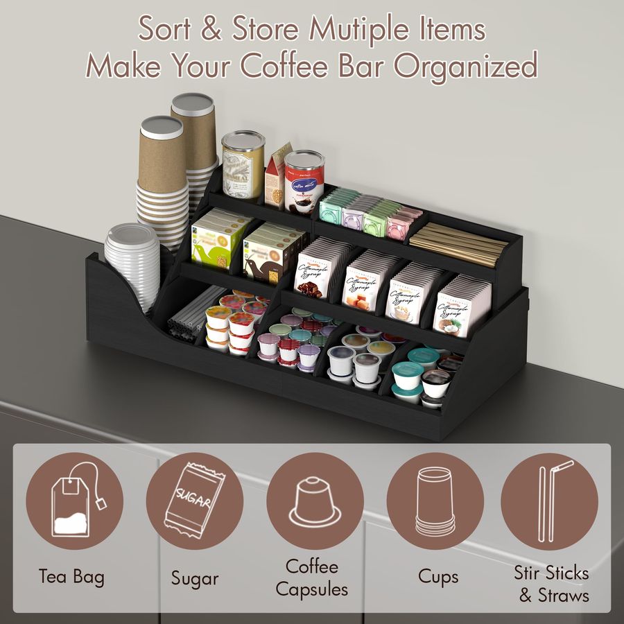 Exact Large Coffee Station Org - Coffee Tea Drawer Organizer recension och pris