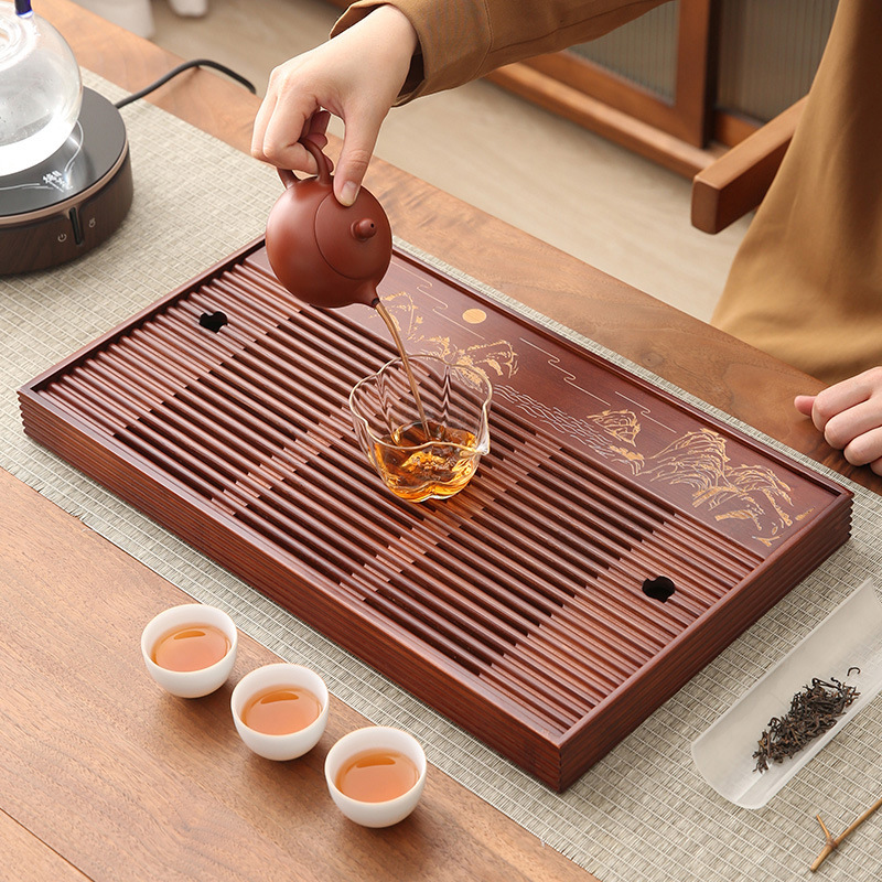 Bamboo Tea Tray Simple Househo - Bamboo Tea Tray recension och pris