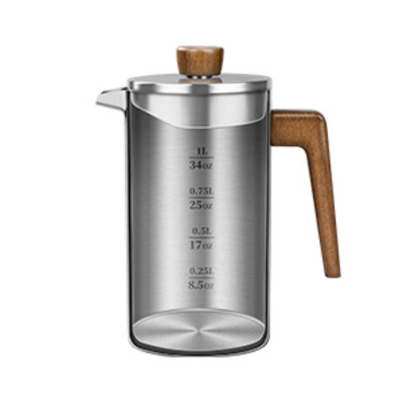 JUSTINLAU 1000ml Stainless Ste - Coffee Tea Pots recension och pris