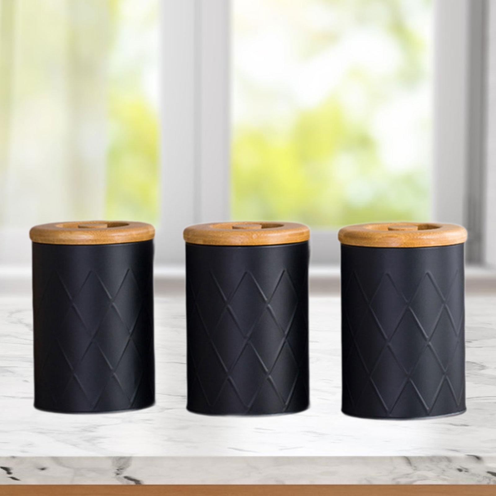 Kitchen Canister Set Tea Coffe - Coffee Tea Sugar Container Set recension och pris