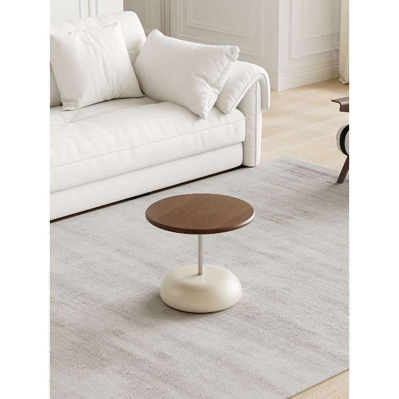 Round solid wood coffee table  - Young Tea Coffee recension och pris