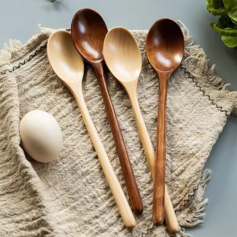 1/2pcs Wooden Spoon Kitchen Co - Tea Coffee Utensils recension och pris